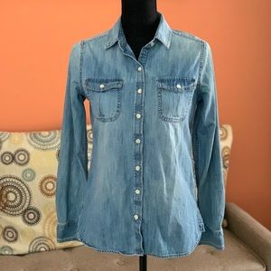 Mossimo Supply Co Denim Button-down shirt